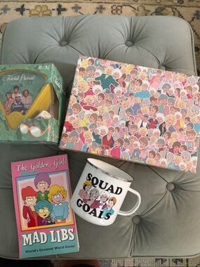 Golden Girls fan collection! ‘Squad Goals' Enamel Mug/Mad Libs/puzzle/& game